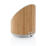 Ovate bamboo 5W speaker with 15W wireless charger, brown