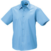 Men's Short Sleeve Tailored Ultimate Non-iron Shirt Bright Sky XXL