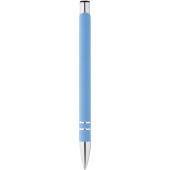 Corky balpen met rubber bekleed - Process blauw