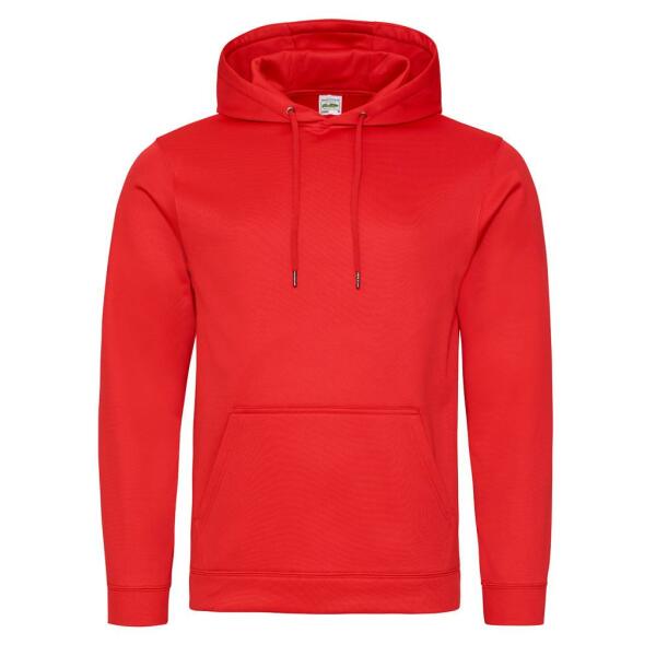 AWDis Sports Polyester Hoodie, Fire Red, XL, Just Hoods