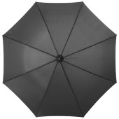 Lisa 23" auto open umbrella with wooden handle - Solid black