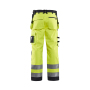 High Vis werkbroek softshell met gereedschapszakken High Vis werkbroek softshell met gereedschapszakken
