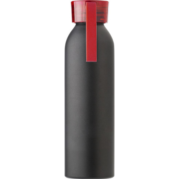 Aluminium fles (650 ml) rood