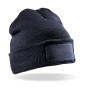 Double Knit Printers Beanie - Navy - One Size