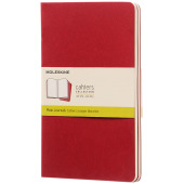 Cahier Journal L - effen - Cranberry rood