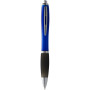 Nash balpen met gekleurde houder en zwarte grip - Blauw/Zwart