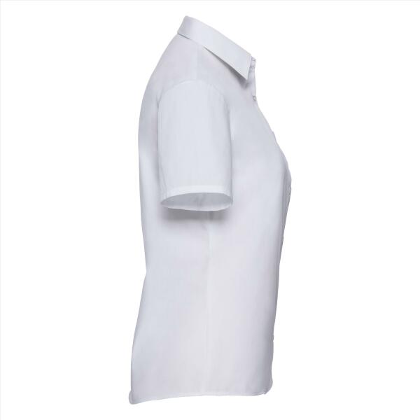 RUS Ladies SS Clas. Polycot. Pop. Shirt, White, 4XL
