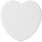 Cait hartvormige onderzetter - Wit