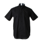 Classic Fit Workwear Oxford Shirt SSL - Black - 2XL