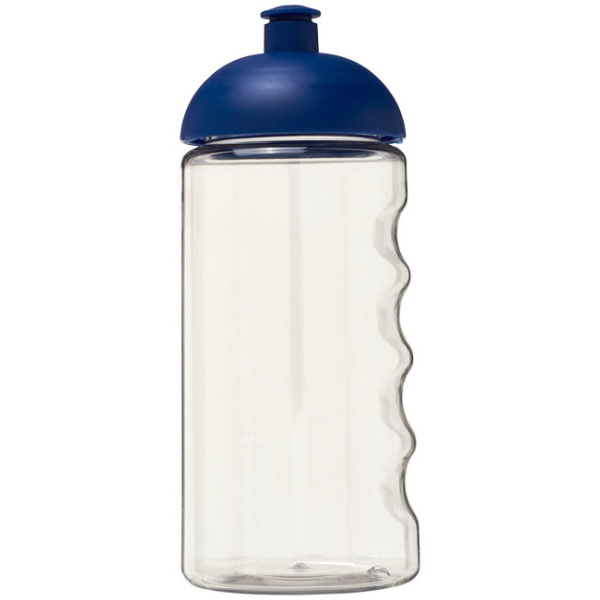 H2O Active® Bop 500 ml bidon met koepeldeksel - Transparant/Blauw