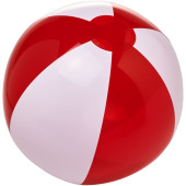 Bondi solid och transparent badboll - Röd/Vit