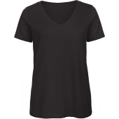 Organic Cotton Inspire V-neck T-shirt / Woman Black S