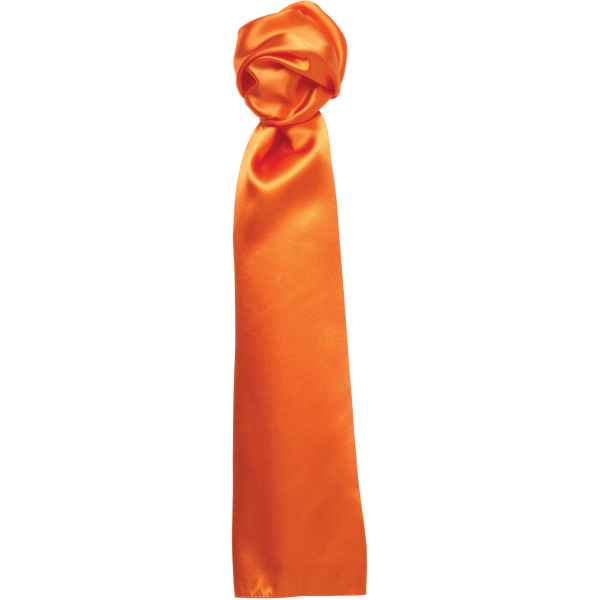 'Colours' Plain Business Scarf Orange One Size