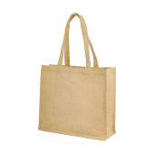 Calcutta Long Handled Jute Shopper Bag - Natural