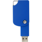 Swivel square USB - Blauw - 64GB