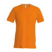 T-shirt V-hals korte mouwen Orange 4XL