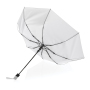 21" Impact AWARE™ RPET 190T mini auto open umbrella, white