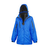 Ladies' 3-in-1 Journey Jacket - Royal/Black - L (14)