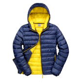 Snow Bird Hooded Jacket - Navy/Yellow - 3XL