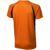Quebec cool fit heren t-shirt met korte mouwen - Oranje/Antraciet - 3XL