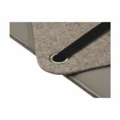 Recycled Felt & Apple Leather Laptop Sleeve 15 inch