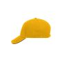 MB6526 5 Panel Sandwich Cap - gold-yellow/navy - one size