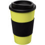 Americano® 350 ml insulated tumbler with grip - Lime/Solid black