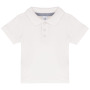 Baby polo korte mouwen White 12M