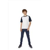 Baseball Kids, White/Red, 3-4jr, B&C