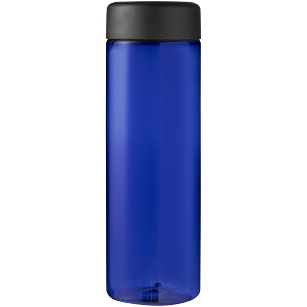 H2O Active® Vibe 850 ml screw cap water bottle - Blue/Solid black