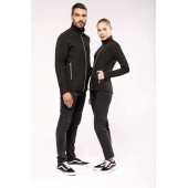 2-laagse damessoftshelljas Black M