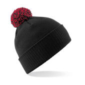 Snowstar Beanie - Black/Classic Red - One Size