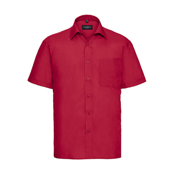 Poplin Shirt - Classic Red - 4XL