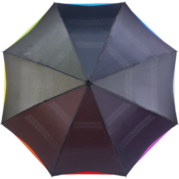 Automatische, dubbellaagse omkeerbare pongee paraplu