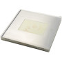 Luxurious photo album with stainless steel cover zilver