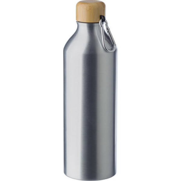 Aluminium Trinkflasche Wassim Silber