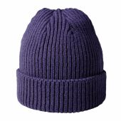 Exclusive Knitted Basic Beanie Blauw