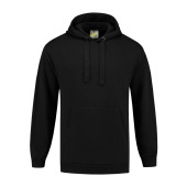 L&S Sweater Hooded black L