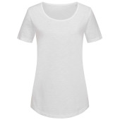 Stedman T-shirt Crewneck Organic slub SS for her white L