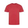 AWDis Tri-Blend T-Shirt, Heather Red, S, Just Ts