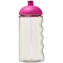 H2O Active® Bop 500 ml bidon met koepeldeksel - Transparant/Roze