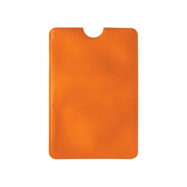 Kaarthouder soft anti-skimming - Oranje