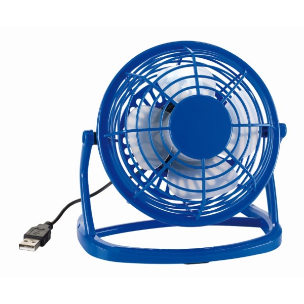 Verstelbare USB-ventilator NORTH WIND - blauw