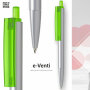 Ballpoint Pen e-Venti Silver Apple Green