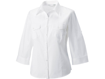 Ladies' Roll Sleeve Shirt - 3/4 Sleeve