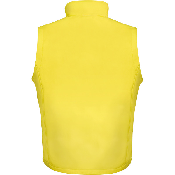 Core Printable Softshell Bodywarmer Yellow / Black 3XL