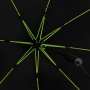 STORMaxi - Arodynamische stormparaplu - Handopening - Windproof -  92 cm - Zwart / Lime groen