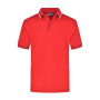 Polo Tipping - red/white - 3XL