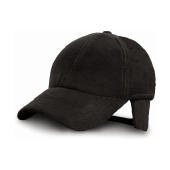 Winter Fleece Cap - Black - One Size