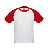 Base-Ball/kids T-Shirt - White/Red - 9/11 (134/146)